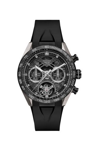 TAG Heuer Carrera Chronograph Tourbillon Extreme Sport Titanium - Forged Carbon / Black / Rubber